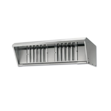 Cappa da appoggio con filtri inox a labirinto